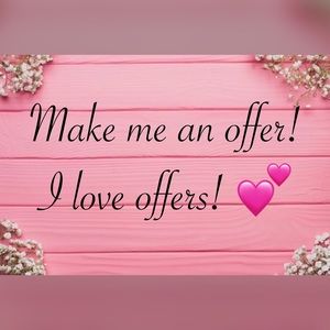 Like an item but not the price? Make me an offer!